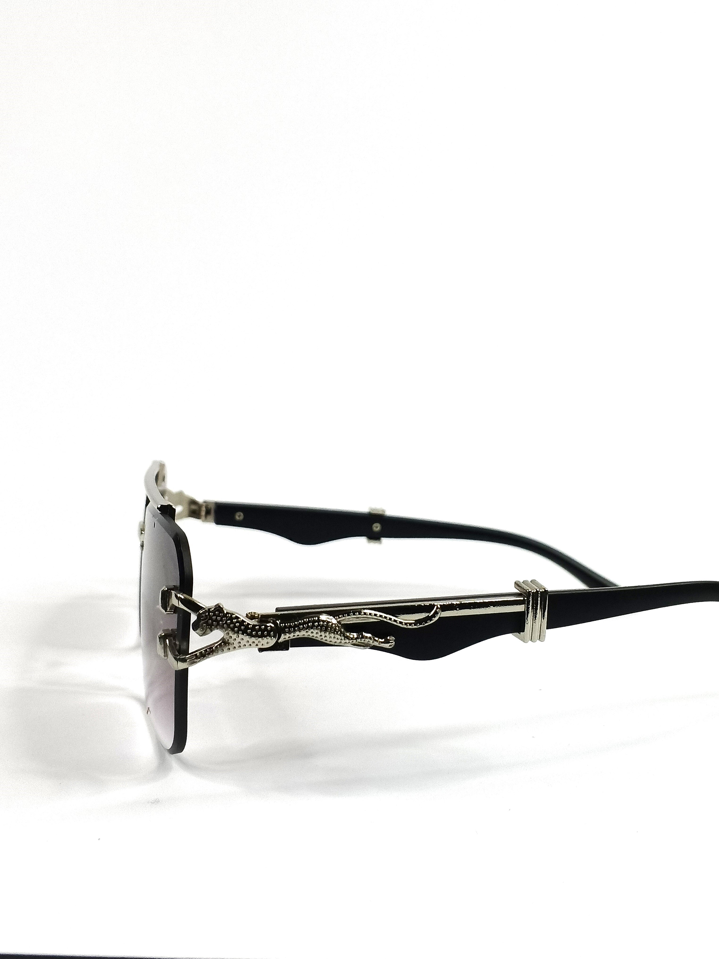 Aureza Regal Edge – Luxury Double Bridge Rimless Sunglasses